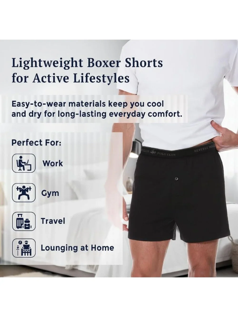 Men's 8-Pack Knit Boxers - Comfortable, Breathable, Stylish Underwear Set